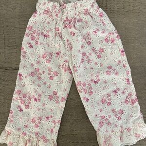 Zara Kids Pink Floral Bottoms